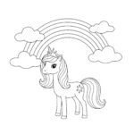 coloriage Princesse Licorne en ligne pour enfant