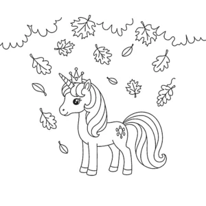 coloriage Princesse Licorne et dessin a imprimer