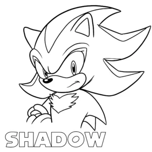 coloriage Shadow à imprimer pour enfant de 6 ans