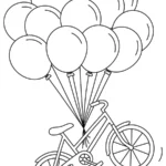 coloriage Vélo pour enfant de 3 ans
