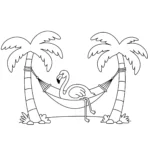coloriage Flamant Rose et apprentissage