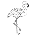 coloriage Flamant Rose à imprimer