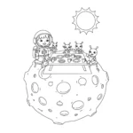 coloriage Astronaute et dessins