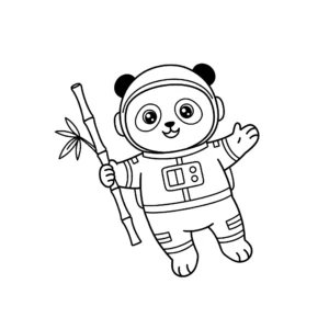 coloriage Astronaute a colorier en ligne gratuitement
