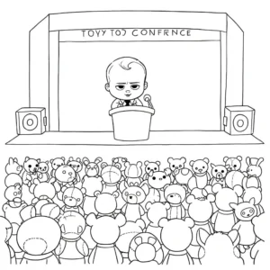 coloriage Baby Boss pour enfants à imprimer