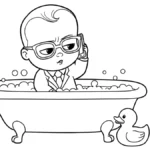 coloriage Baby Boss gratuit en ligne