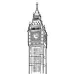 coloriage Big Ben gratuit a imprimer