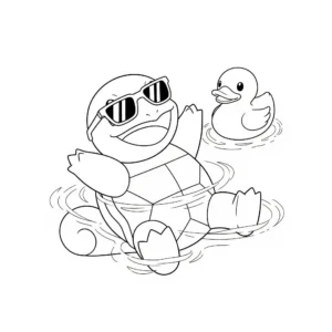 coloriage Carapuce d