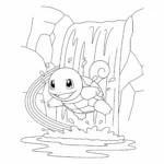 coloriage Carapuce gratuit à imprimer