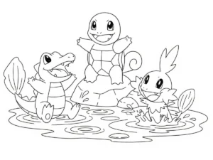 coloriage Carapuce pour bebe a imprimer