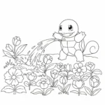 coloriage Carapuce et decoupage