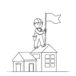 coloriage Chantier à imprimer pour enfant de 4 ans
