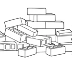 imprimer coloriage Chantier pour enfant