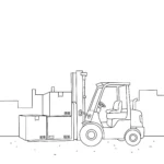 coloriage Chantier d