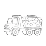coloriage Chantier pour enfants a imprimer gratuit