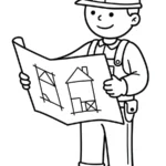 coloriage Chantier pour enfant de 6 ans