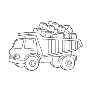coloriage Chantier gratuit a imprimer