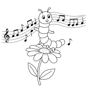 coloriage Chenille en ligne