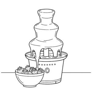 coloriage Chocolat à imprimer pour enfant de 12 ans