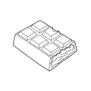 a imprimer coloriage Chocolat gratuit