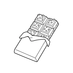 coloriage Chocolat pour enfants à télécharger