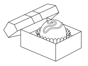 coloriage Chocolat pour enfants a imprimer