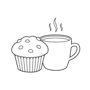 a imprimer coloriage Chocolat gratuit