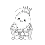 coloriage Citron en ligne pour enfant