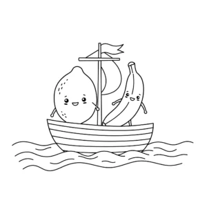 coloriage Citron à imprimer pour enfant de 10 ans