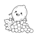 coloriage Citron gratuit en ligne