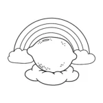 coloriage Citron à imprimer pour enfant de 3 ans