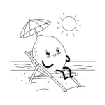 télécharger coloriage Citron gratuit