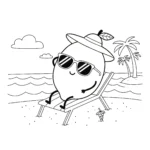 imprimer coloriage Citron