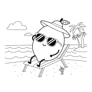 imprimer coloriage Citron