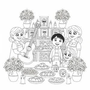 coloriage Coco pour enfant gratuit