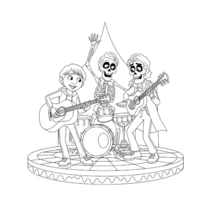 coloriage Coco pour enfants à télécharger