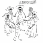 coloriage Coco à imprimer pour enfant de 8 ans