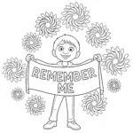 coloriage Coco pour enfant de 2 ans