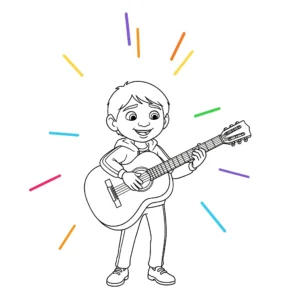 coloriage Coco gratuit