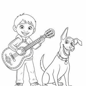 coloriage Coco a imprimer gratuitement
