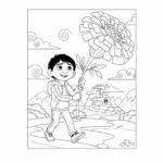 coloriage Coco a imprimer