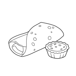 coloriage Crepes à imprimer pour enfant de 7 ans