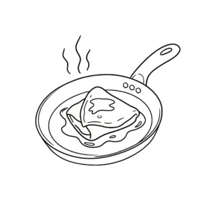 coloriage Crepes pour enfant de 4 ans