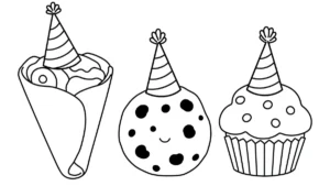 coloriage Crepes gratuit pour enfants