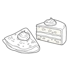 coloriage Crepes pour primaire