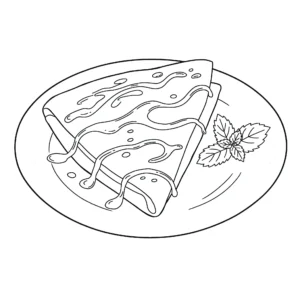 coloriage Crepes pour enfant de 7 ans