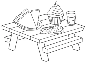 coloriage Crepes d