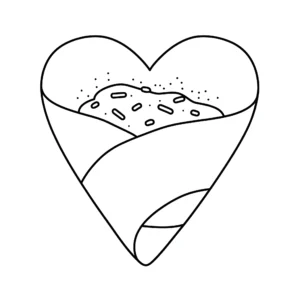 coloriage Crepes à imprimer pour enfant de 7 ans