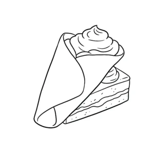 coloriage Crepes a dessiner en ligne