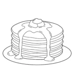 coloriage Crepes à imprimer pdf gratuit